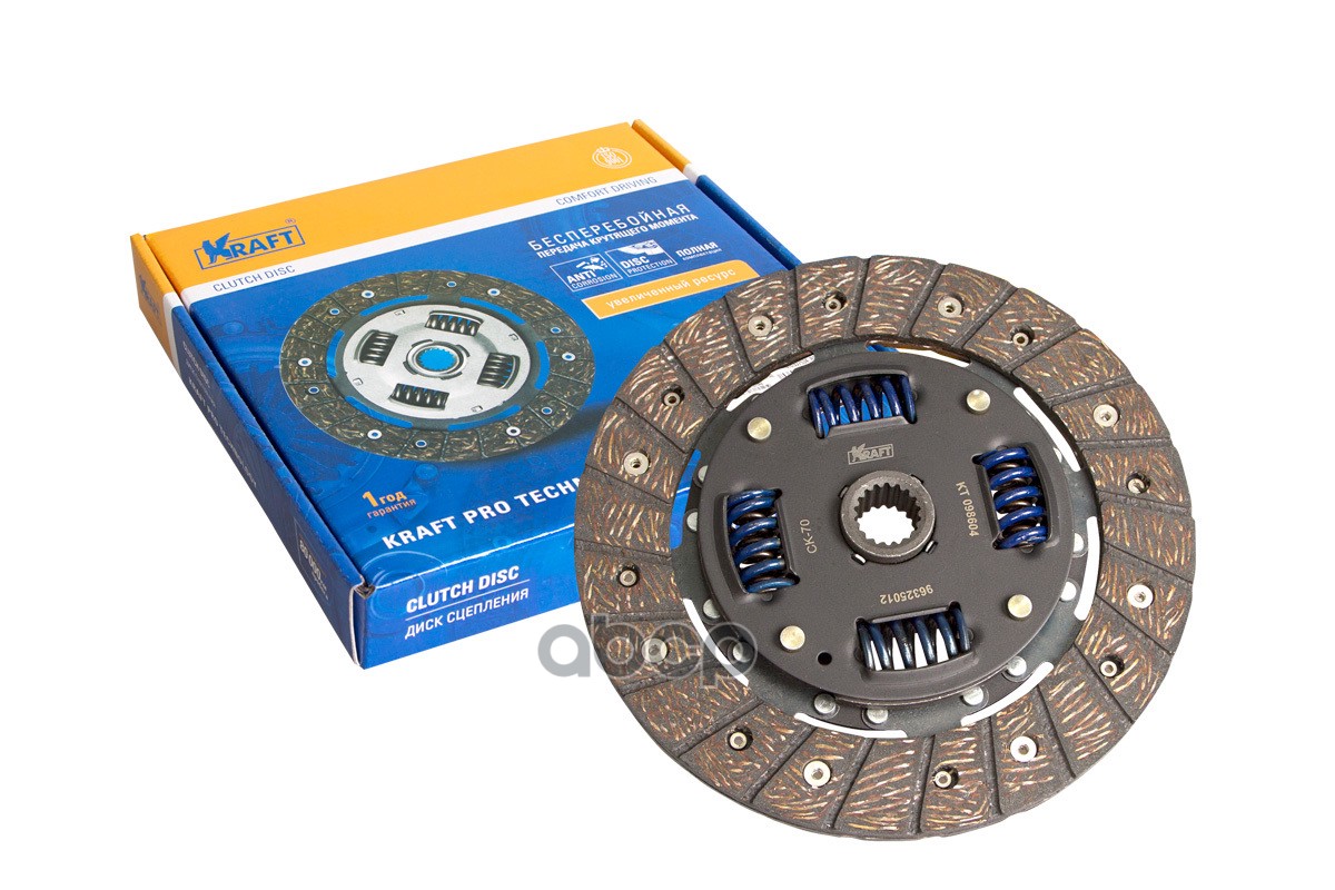 Диск Сцепления Chevrolet Spark 1.2 (05-), Matiz 1.0 (03-) Oberkraft Kraft Kt098604 Kraft арт. KT098604