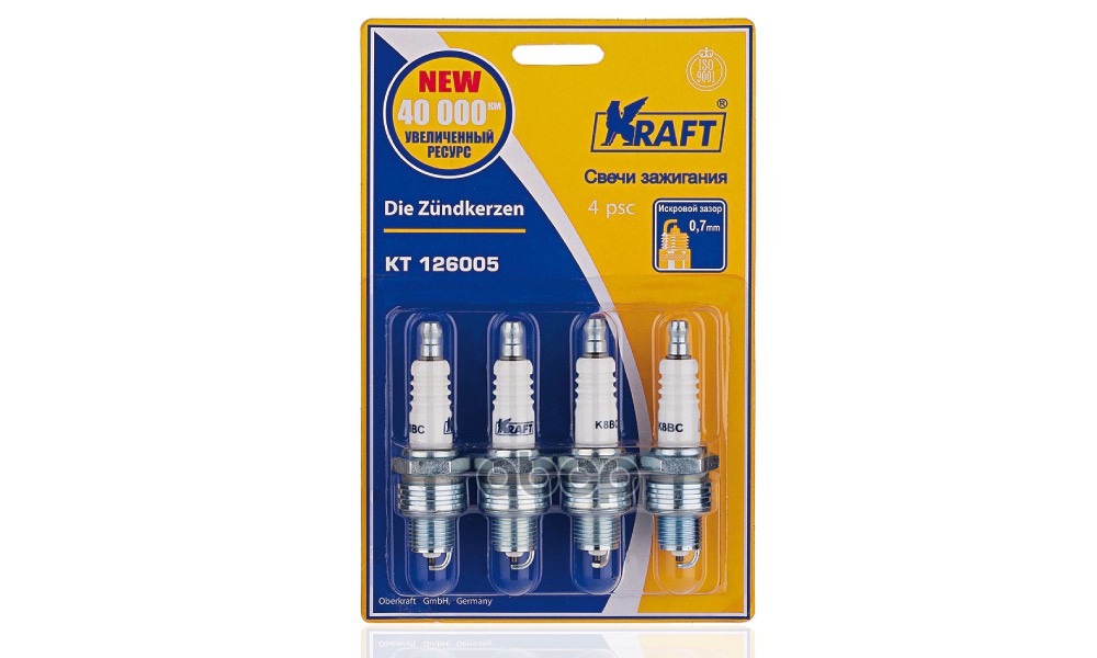 Свечи Kraft Волга Дв 402 Kt126005 126005 Kraft Kt 126005 Kraft арт. KT 126005