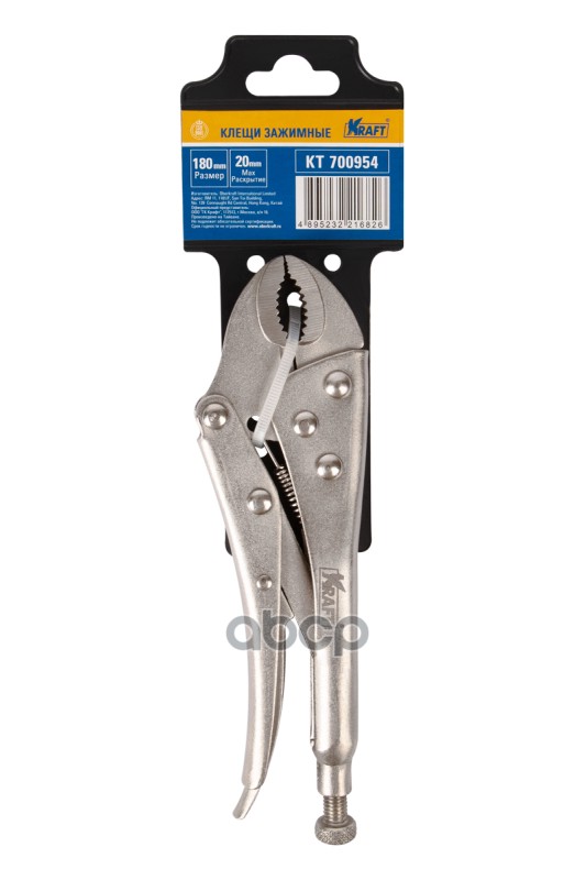 Клещи Зажимные 180 Мм Kraft Kt700954 Kraft арт. KT700954