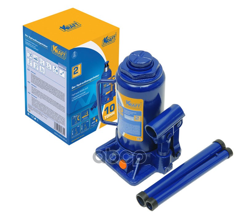 Домкрат Бутылочный 10 Т. Kraft Kt 800018 Kraft Kt 800018 Kraft арт. KT 800018