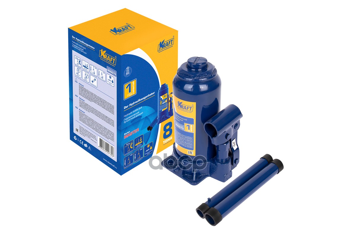 Домкрат Бутылочный 8 Т. Master Kraft Kt 800075 Kraft арт. KT 800075