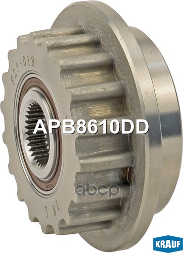 Шкив обгонный генератора Krauf арт. APB8610DD