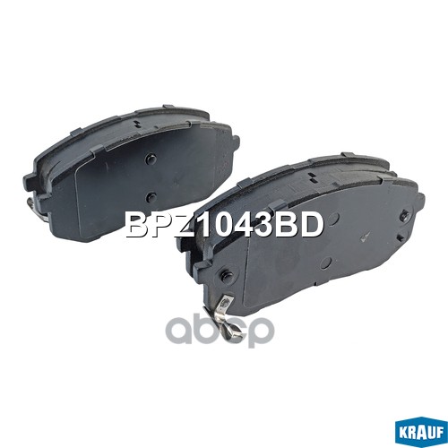 Колодки тормозные дисковые BPZ1043BD Krauf арт. BPZ1043BD