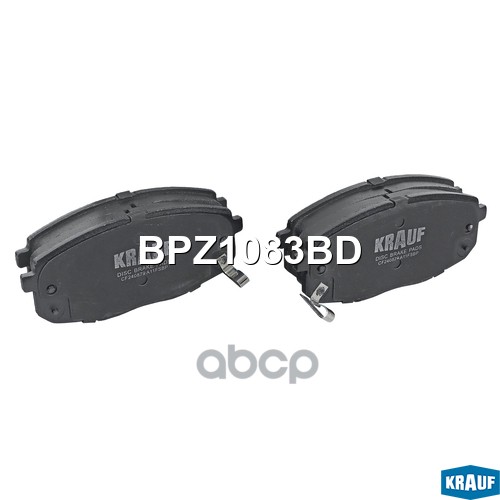 Колодки тормозные дисковые Krauf арт. BPZ1083BD