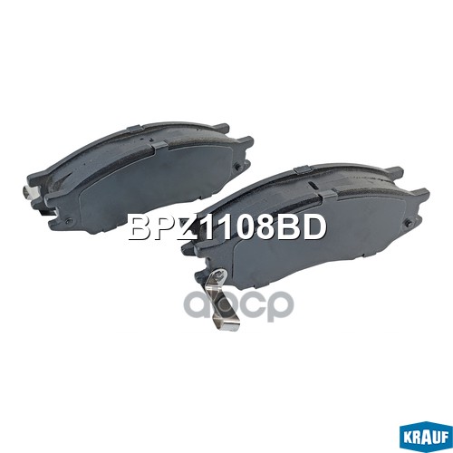 Колодки тормозные дисковые Krauf арт. BPZ1108BD