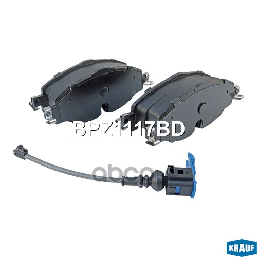 Колодки тормозные дисковые Krauf арт. BPZ1117BD