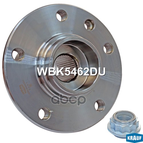 Ступица в сборе [Kit] VW Touareg I (7LA, 7L6, 7L7)/Transporter T5/Multivan T6 WBK5462DU Krauf арт. WBK5462DU