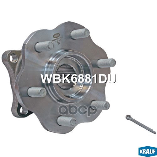 Ступица в сборе [задн, Kit] NISSAN Pathfinder III (R51) / NP300 Navara (D40) Krauf арт. WBK6881DU