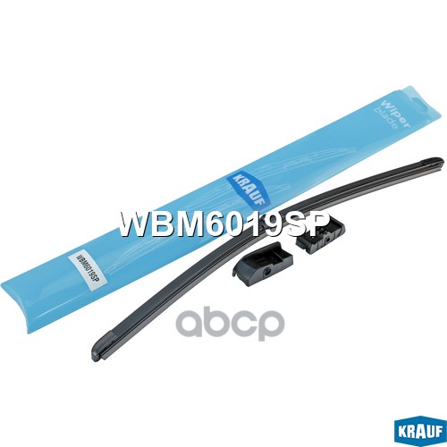 Щетка стеклоочистителя бескаркасная 475мм side pin Krauf арт. WBM6019SP