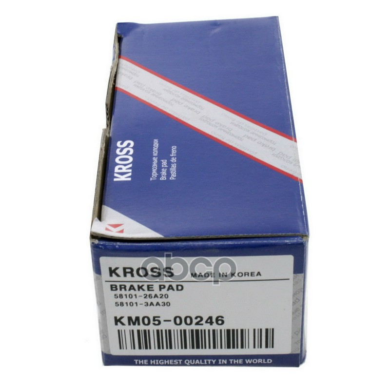 Колодки Тормозные Передние 5810126A20 Kross арт. KM0500246