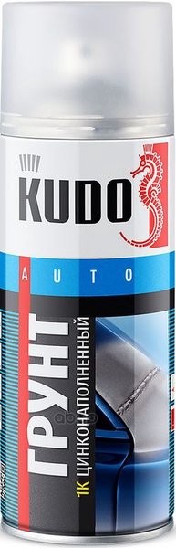 Грунт спрей 1К цинконаполненный серый, 520 мл. KUDO KU-2301 Kudo арт. KU-2301
