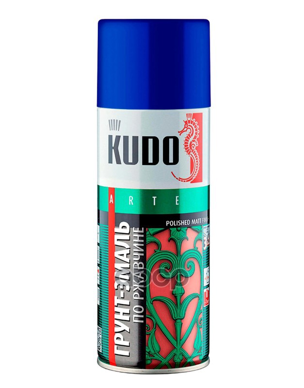 Грунт-эмаль по ржавчине синяя 520 мл KUDO KU-315005 Kudo арт. KU-315005