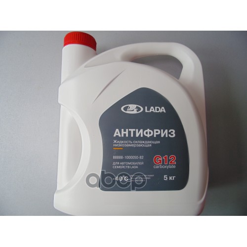 Антифриз LADA Carboxylate G12 готовый -40 красно-фиолетовый 5 л 88888100005082 LADA арт. 88888100005082