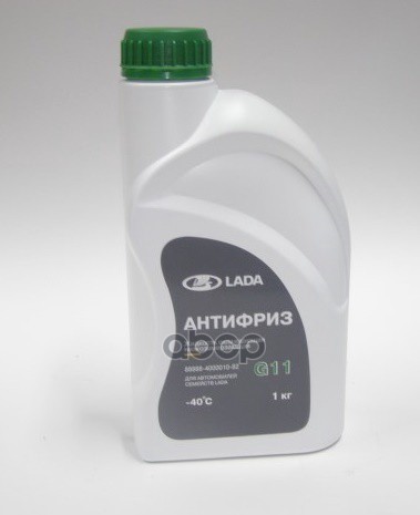 Антифриз LADA Carboxylate G11 готовый -40 зеленый 1 л 88888400001082 LADA арт. 88888400001082