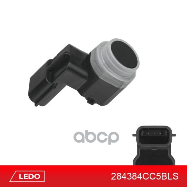 LEDO Датчик парковки 284384CC5B. 284384EA1E черный на Nissan LEDO арт. 284384cc5bls