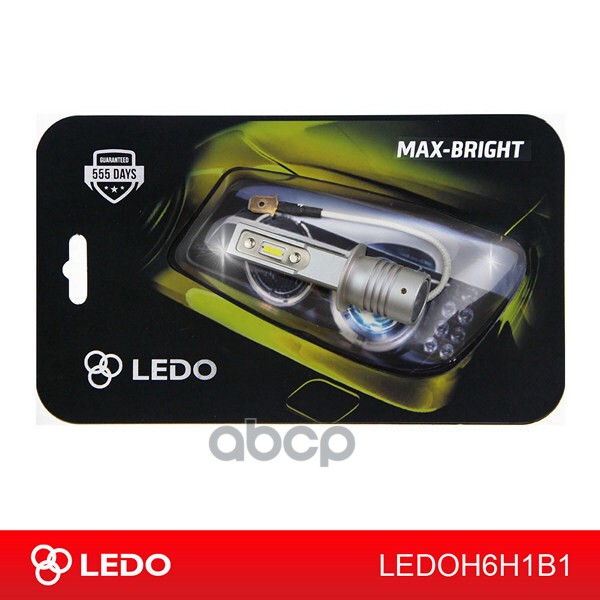 Ledo Лампа Светодиодная H1 Ledo 12V-24V LEDO арт. ledoh6h1b1