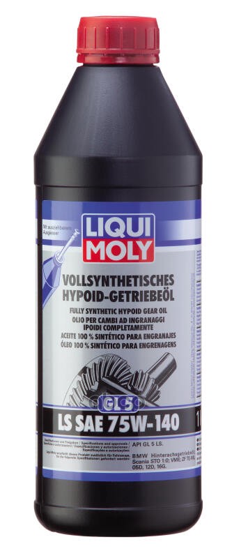 Масло трансмиссионное синтетическое Vollsynth Hypoid-Getrieb LS 75W-140 GL-5 1л (4421) 8038 LIQUI MOLY арт. 8038