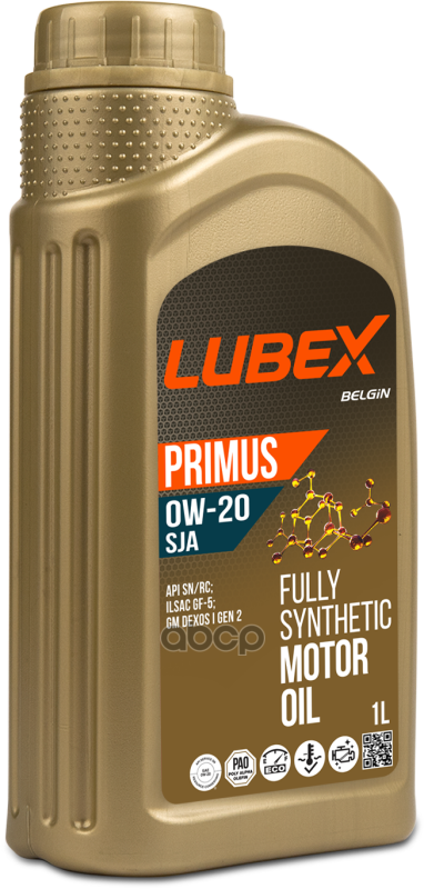 LUBEX Масло Моторное Primus Sja 0W-20  1L