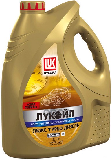 LUKOIL 10W-40 Люкс Турбo Дизель, Api Cf, 5Л, (Полусинт.мотор.масло)