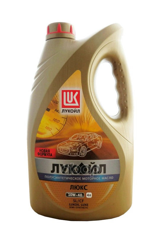 LUKOIL Масло моторное полусинтетическое LUKOIL LUXE 10W-40, API SL/CF 4Л 19188 (3705304)