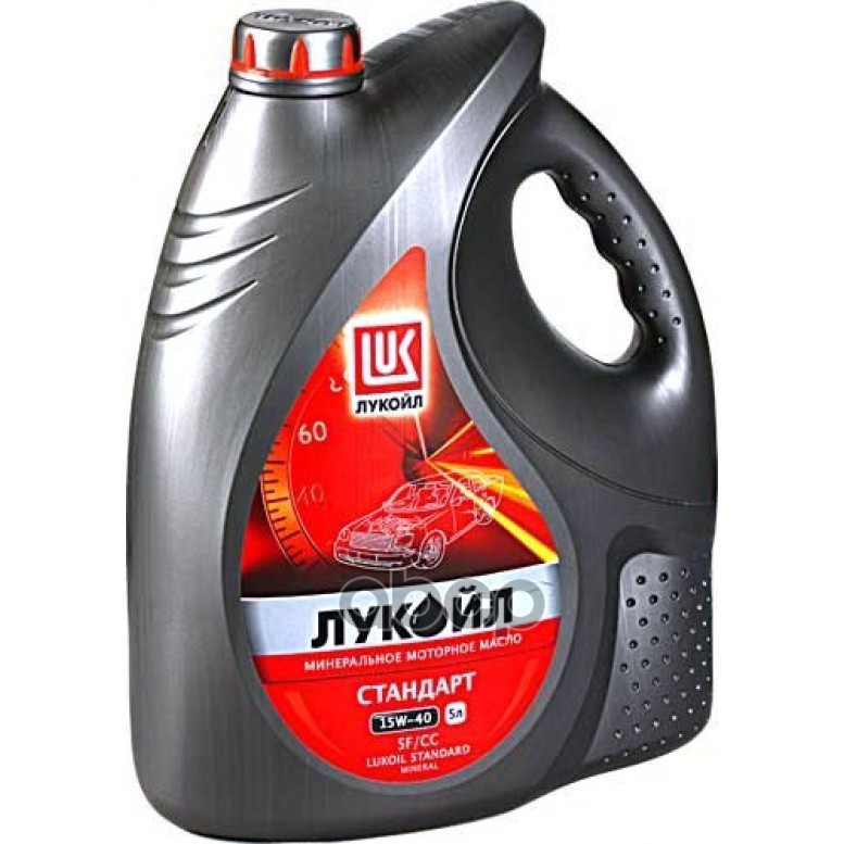 LUKOIL 15W-40 Стандарт, Api Sf/Cc, 5Л, (Минерал.мотор.масло)