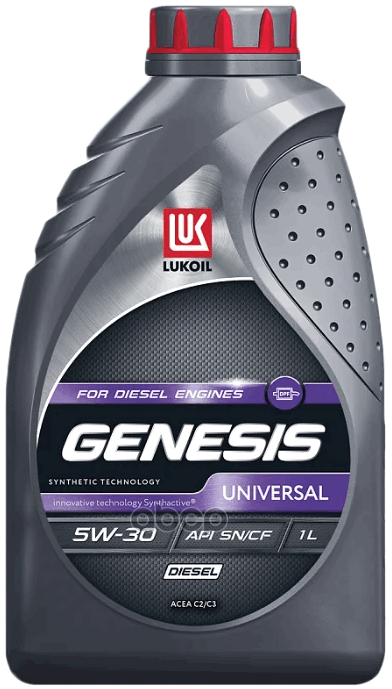 LUKOIL Масло моторное синтетическое Genesis Universal 5W30 SL/CF, A5/B5 1л