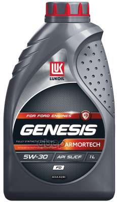 LUKOIL Масло моторное 5W30 ЛУКОЙЛ 1л синтетика GENESIS ARMORTECH FD, SL/CF