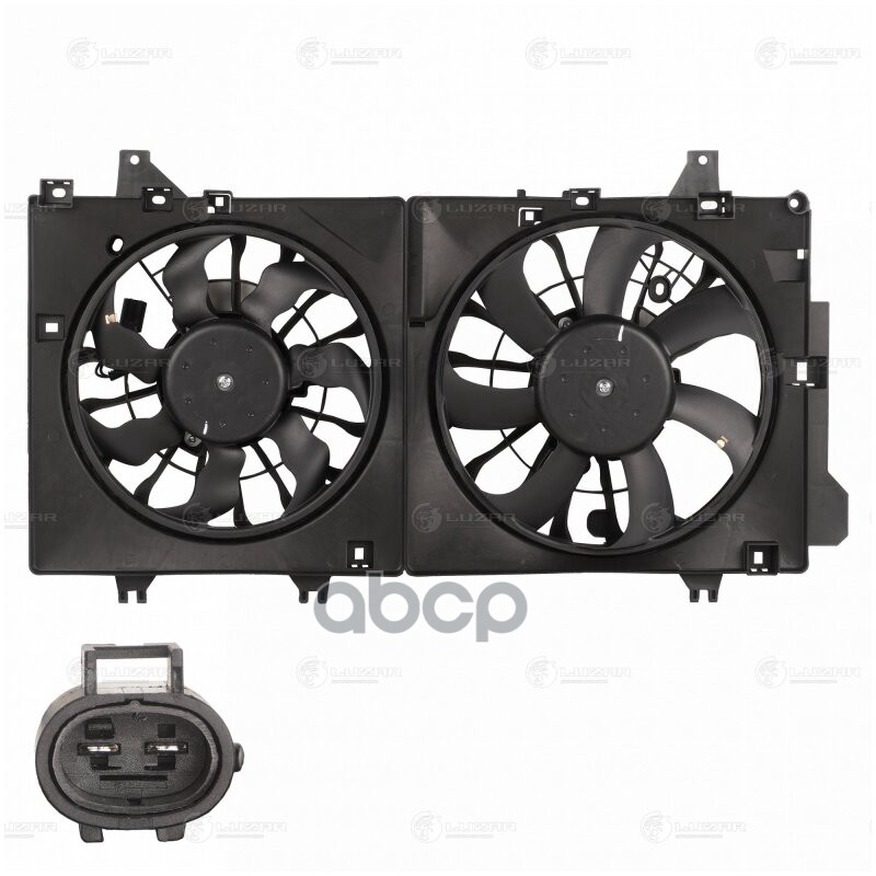 Вентилятор Радиатора Mazda 3 (Bm) (13-) 1.5I/1.6I/2.0I (2 Вент.) (С Кожухом) (Lfk 2513) LUZAR арт. LFK2513