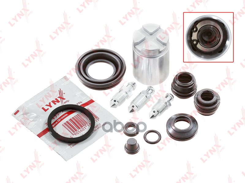 Ремкомплект тормозного суппорта с поршнем заднего (поршень d 30 mm  суппорт Nissin/Lucas) HONDA Civi LYNXauto арт. bc-6501