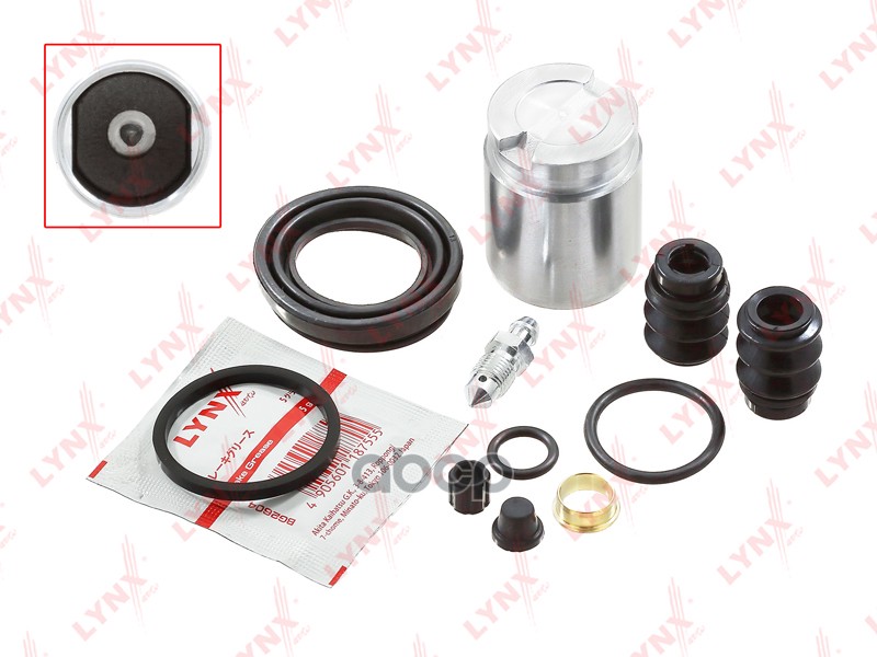 Ремкомплект тормозного суппорта с поршнем заднего HYUNDAI Tucson(TL) 18> / I40(VF) 12> / IX35(LM) 13 LYNXauto арт. bc-6550