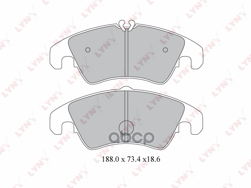 Колодки тормозные передние AUDI A4(8K) 1.8-3.2 07> / A4 Allroad 2.0D-3.0D 09> / A5 1.8-3.2 07> / Q5 LYNXauto арт. bd-1219
