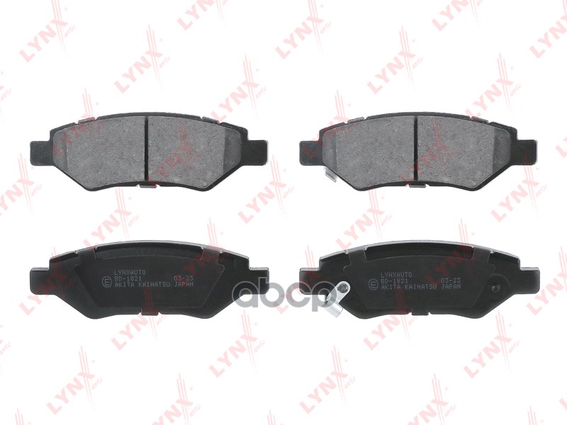 Колодки тормозные задние BD-1821 LYNXauto арт. BD-1821