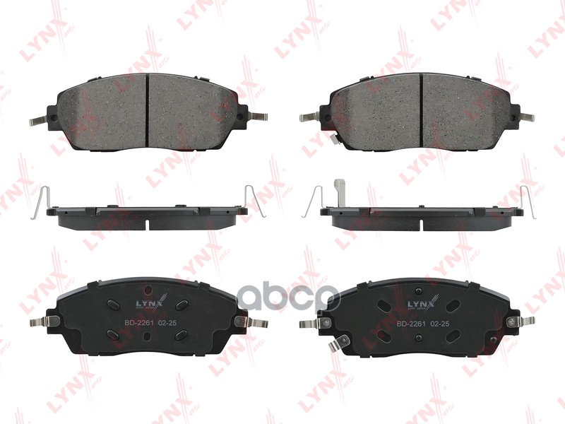 Колодки тормозные передние HAVAL Dargo 21> LYNXauto арт. bd-2261