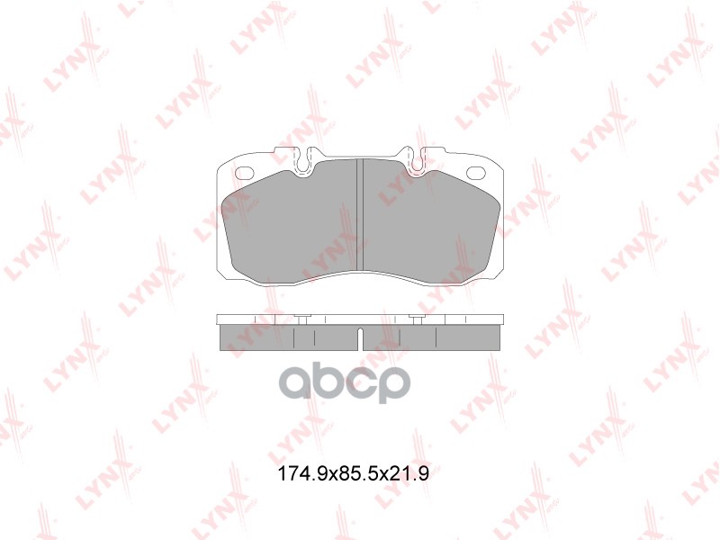 Колодки тормозные передние подходит для IVECO Daily 3.0D 06 BD-2831 LYNXauto арт. BD-2831