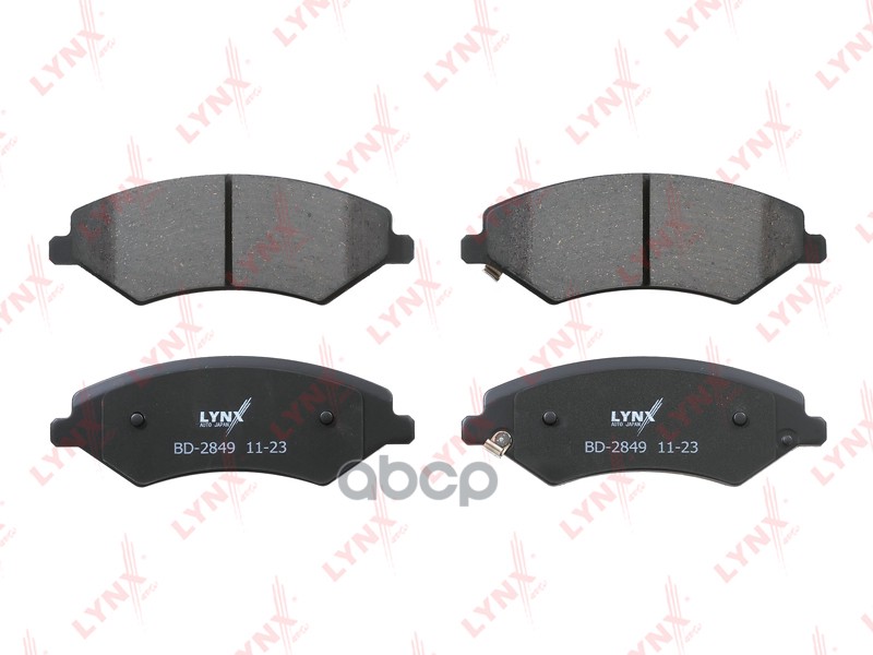 Колодки тормозные дисковые CHERY Tiggo 5 13> LYNXauto арт. bd-2849