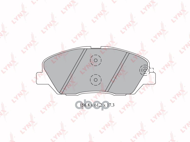 Колодки тормозные передние HYUNDAI Santa Fe 06>  KIA Sorento 09> LYNXauto арт. bd-3615