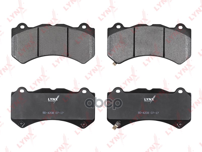 Колодки тормозные передние JEEP Grand Cherokee IV 6.4 11>  NISSAN GT-R 07> LYNXauto арт. bd-4208