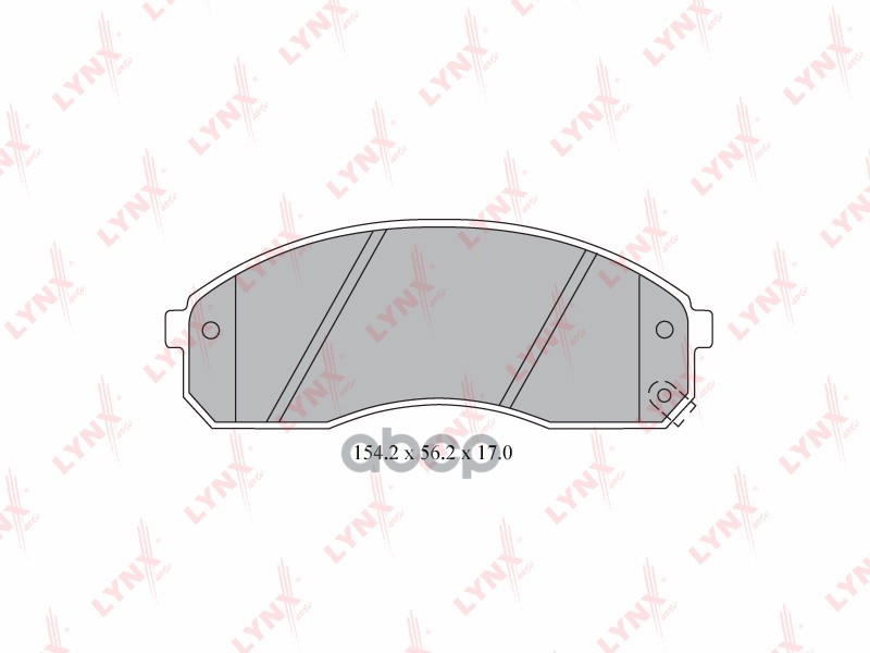 Колодки тормозные передние KIA Carnival 2.5-2.9D 98> LYNXauto арт. bd-4406