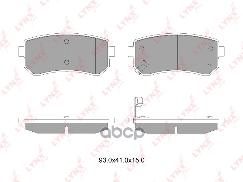 Колодки задние LYNXauto BD-4407 LYNXauto арт. BD-4407