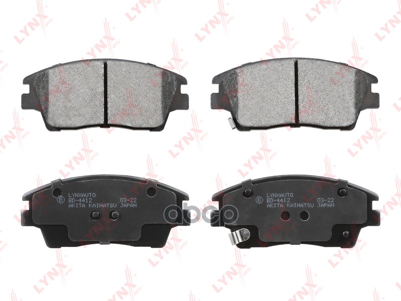 Колодки Тормозные Дисковые | Перед | LYNXauto арт. BD4412