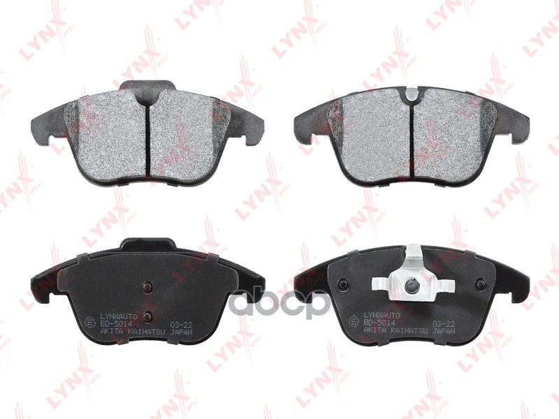 Колодки тормозные передние JAGUAR S-type 2.5-4.2 99-07 / XF 2.0-3.0d 09-15 / XJ 2.7d-4.2 02-09 / XK LYNXauto арт. bd-5014