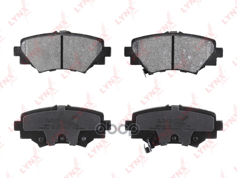 Колодки тормозные задние MAZDA 3(BM/BN) 1.5-2.2D 13> LYNXauto арт. bd-5129