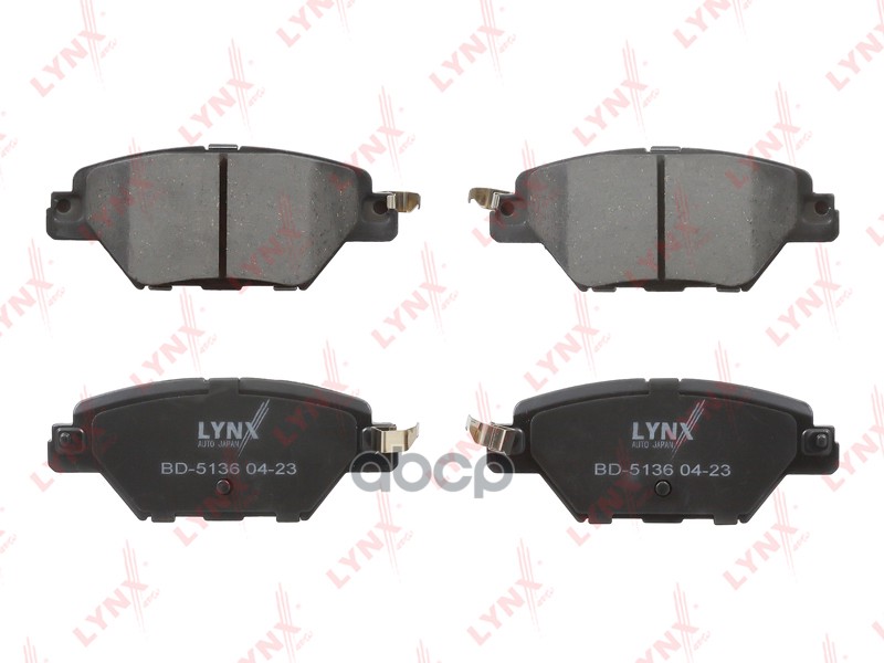 Колодки тормозные задние MAZDA CX-9 16> LYNXauto арт. bd-5136