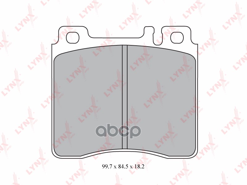 Колодки тормозные передние BD-5333 LYNXauto арт. BD-5333