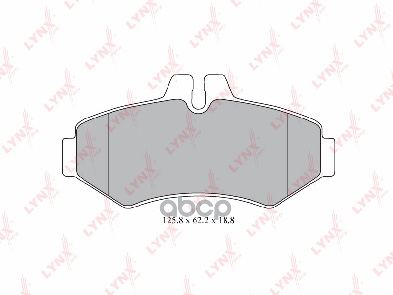 Колодки тормозные задние MERCEDES-BENZ G270-55(W463) 96> / Sprinter 2.1D-2.7D 95-06  VW LT 28-35-46 LYNXauto арт. bd-5340