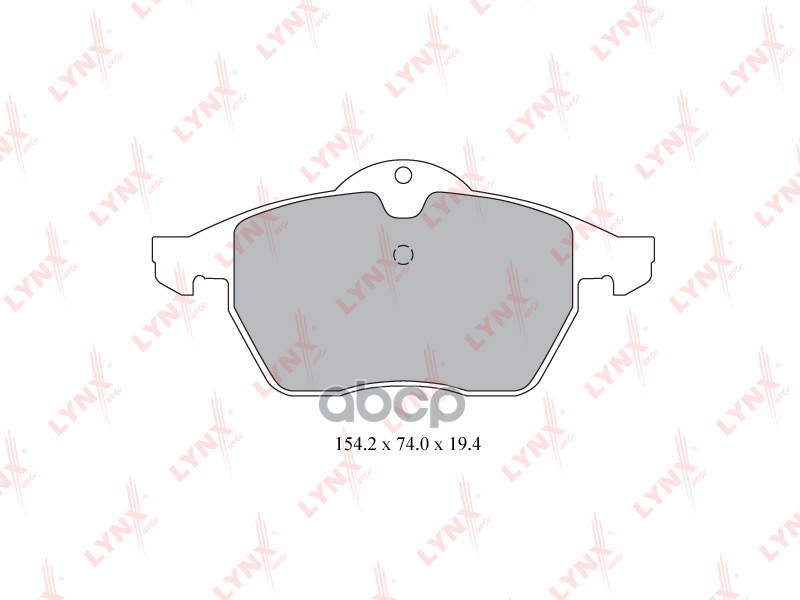 Колодки тормозные передние OPEL Vectra B 1.6-2.6 95-02  SAAB 9-3 2.0-2.3 98-02 LYNXauto арт. bd-5914