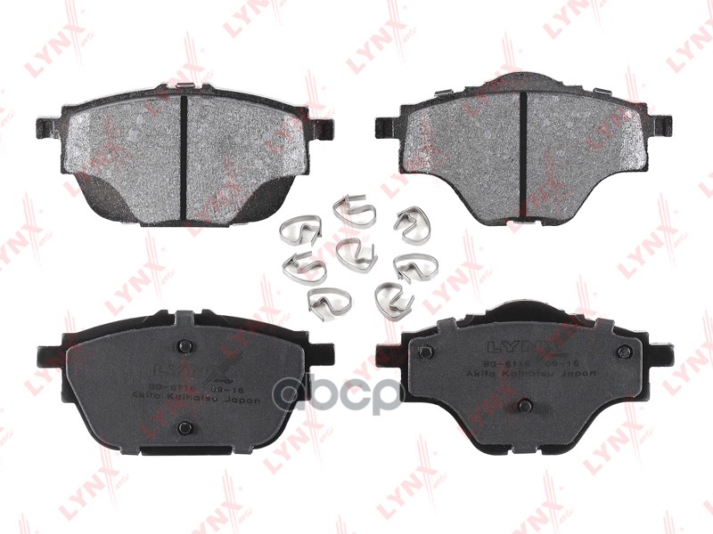 Колодки тормозные задние CITROEN C4 Picasso / Grand Picasso II 1.2-2.0D 13>  PEUGEOT 308 II 1.6-2.0D LYNXauto арт. bd-6116