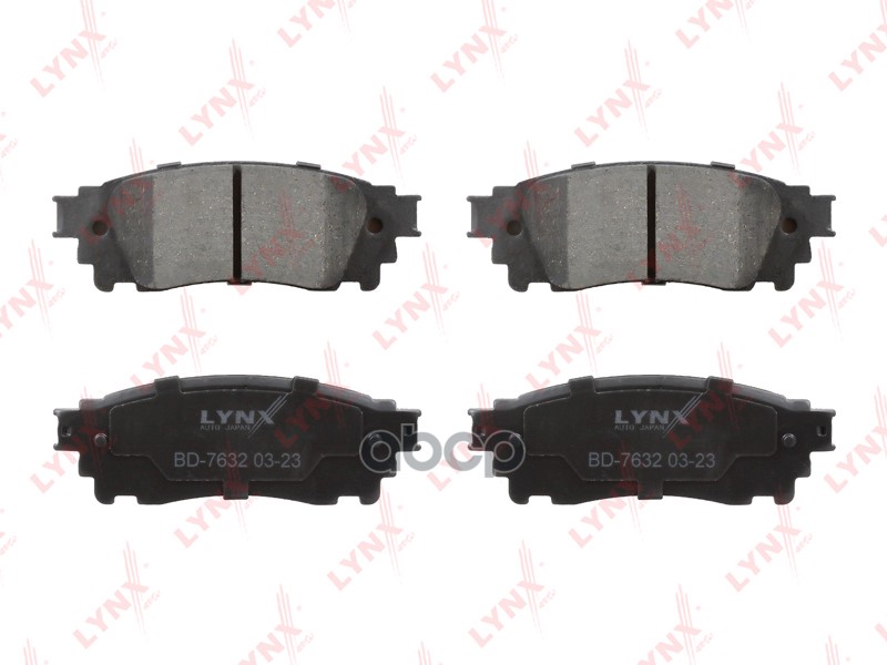 Колодки тормозные задние TOYOTA Alphard 15> / Harrier 13>  LEXUS LM 20> / NX 14> LYNXauto арт. bd-7632