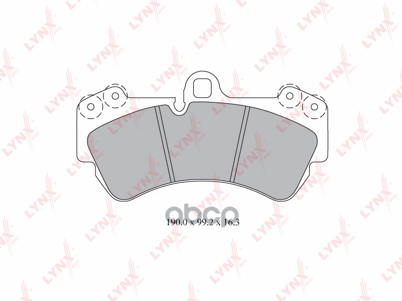 Колодки Тормозные Передние Vw Touareg(7L) 02>, Porsche Cayenne I 02> Lynxauto Bd-8005 LYNXauto арт. BD-8005