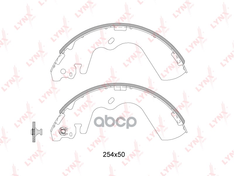 Колодки тормозные задние HYUNDAI Porter 2.4-2.6D 97> LYNXauto арт. bs-3603